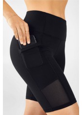 ROTITA High Waisted Pocket Solid Swim Shorts