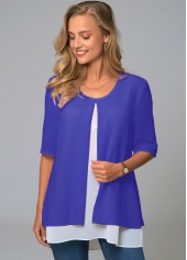 ROTITA Royal Blue Blouse