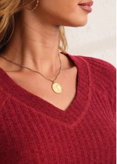 Red tops,Plain Color tops,ROTITA Solid Lace Patchwork V Neck Long Sleeve T Shirt