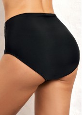 Cyan swimwear,Ombre swimwear,ROTITA Ombre Cyan Asymmetric Hem Swimdress Top