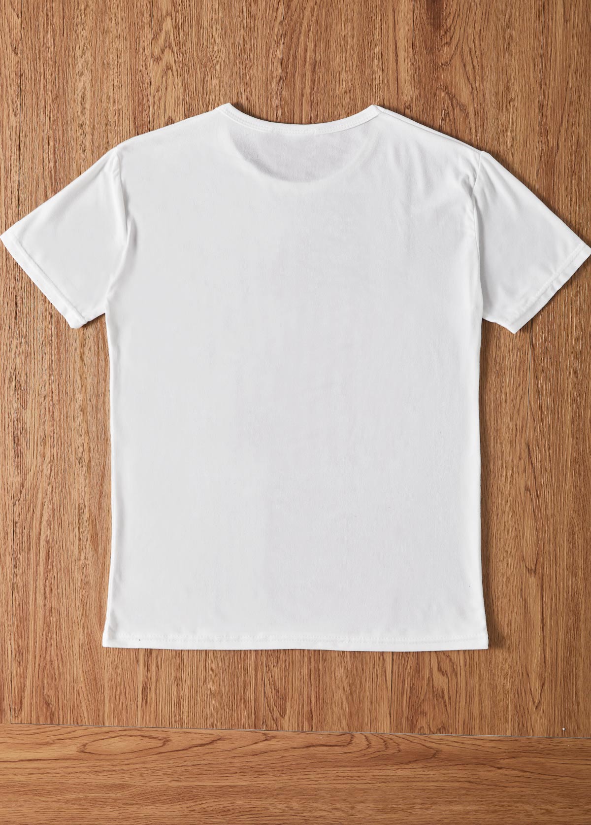 White tops,Letter tops,Letter Print Round Neck Short Sleeve White T Shirt