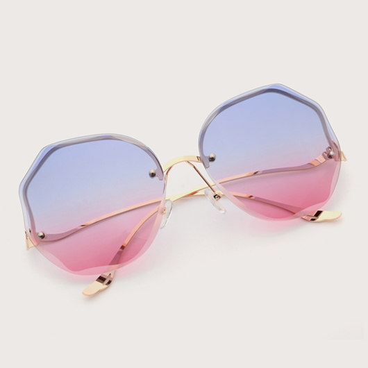 Cat Eye Frame TR Metal Detail Sunglasses for Women