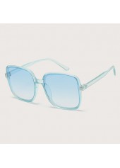 Light Blue accessories,TR Square Design Light Blue Sunglasses for Women