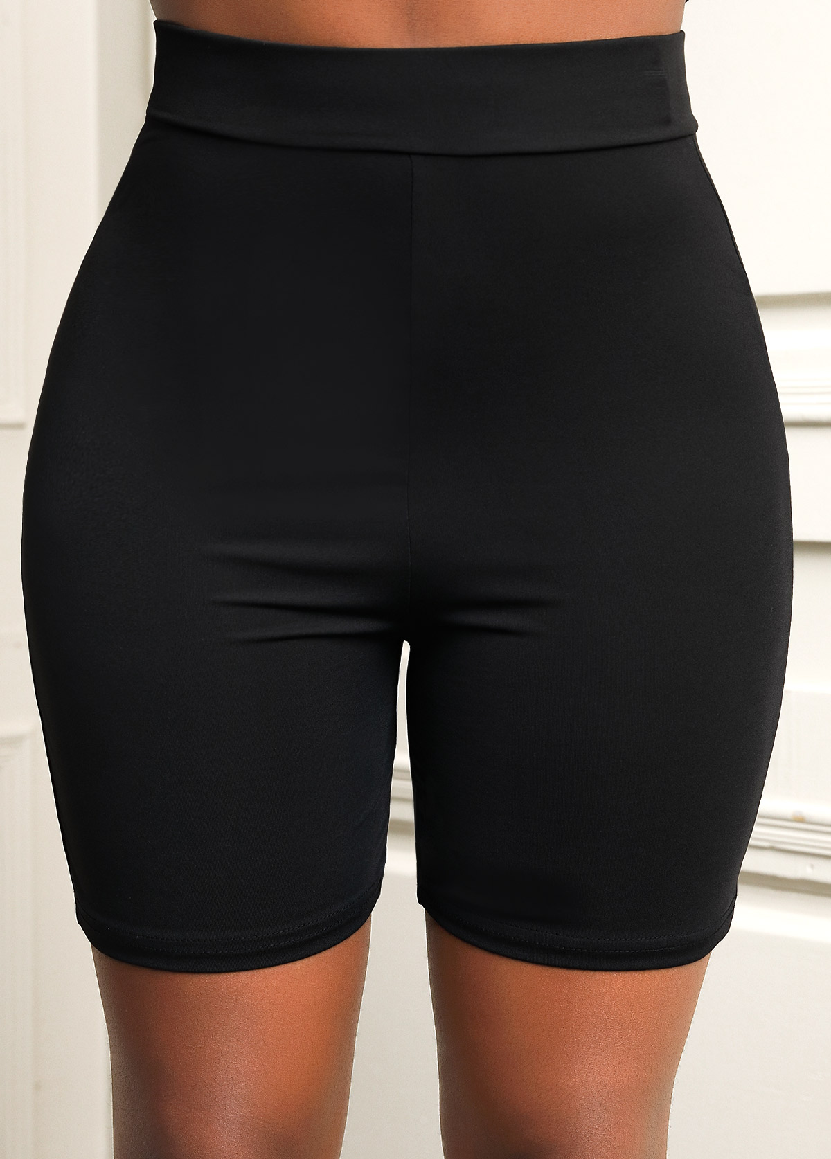 High Waisted Black Skinny Leggings for Women