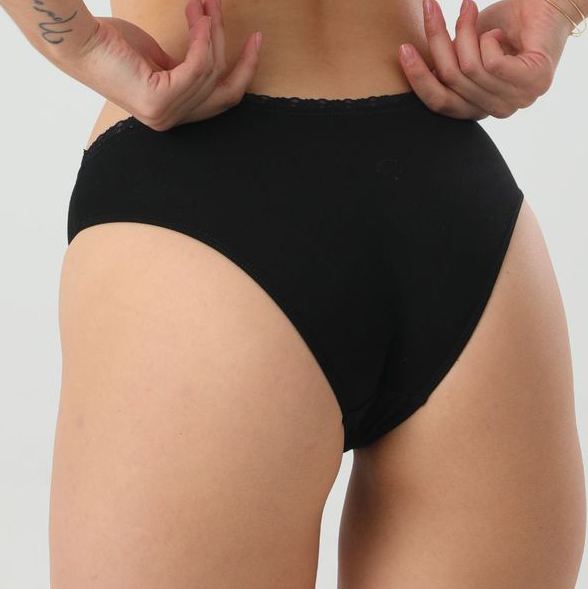 Black intimates,Skinny Black Low Waisted Panty for Women