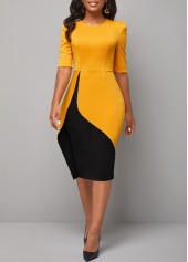 ROTITA Ginger Round Neck Half Sleeve Dress