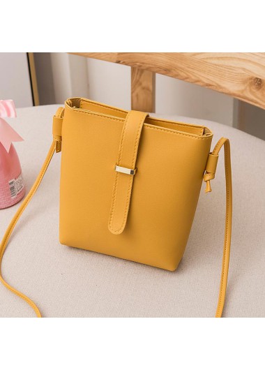 Ginger accessories,Plain Color accessories,Ginger PU Design Hasp Shoulder Bag