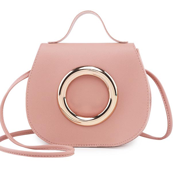 Dusty Pink accessories,Plain Color accessories,Dusty Pink PU Magnetic Shoulder Bag