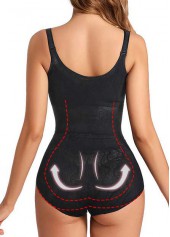 Black intimates,Wide Strap Lace Stitching Black Shapewear