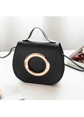 Black accessories,Plain Color accessories,Black PU Design Magnetic Shoulder Bag