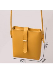 Ginger accessories,Plain Color accessories,Ginger PU Design Hasp Shoulder Bag