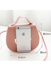 Dusty Pink accessories,Plain Color accessories,Dusty Pink PU Magnetic Shoulder Bag