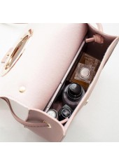 Dusty Pink accessories,Plain Color accessories,Dusty Pink PU Magnetic Shoulder Bag