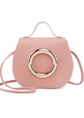 Dusty Pink accessories,Plain Color accessories,Dusty Pink PU Magnetic Shoulder Bag