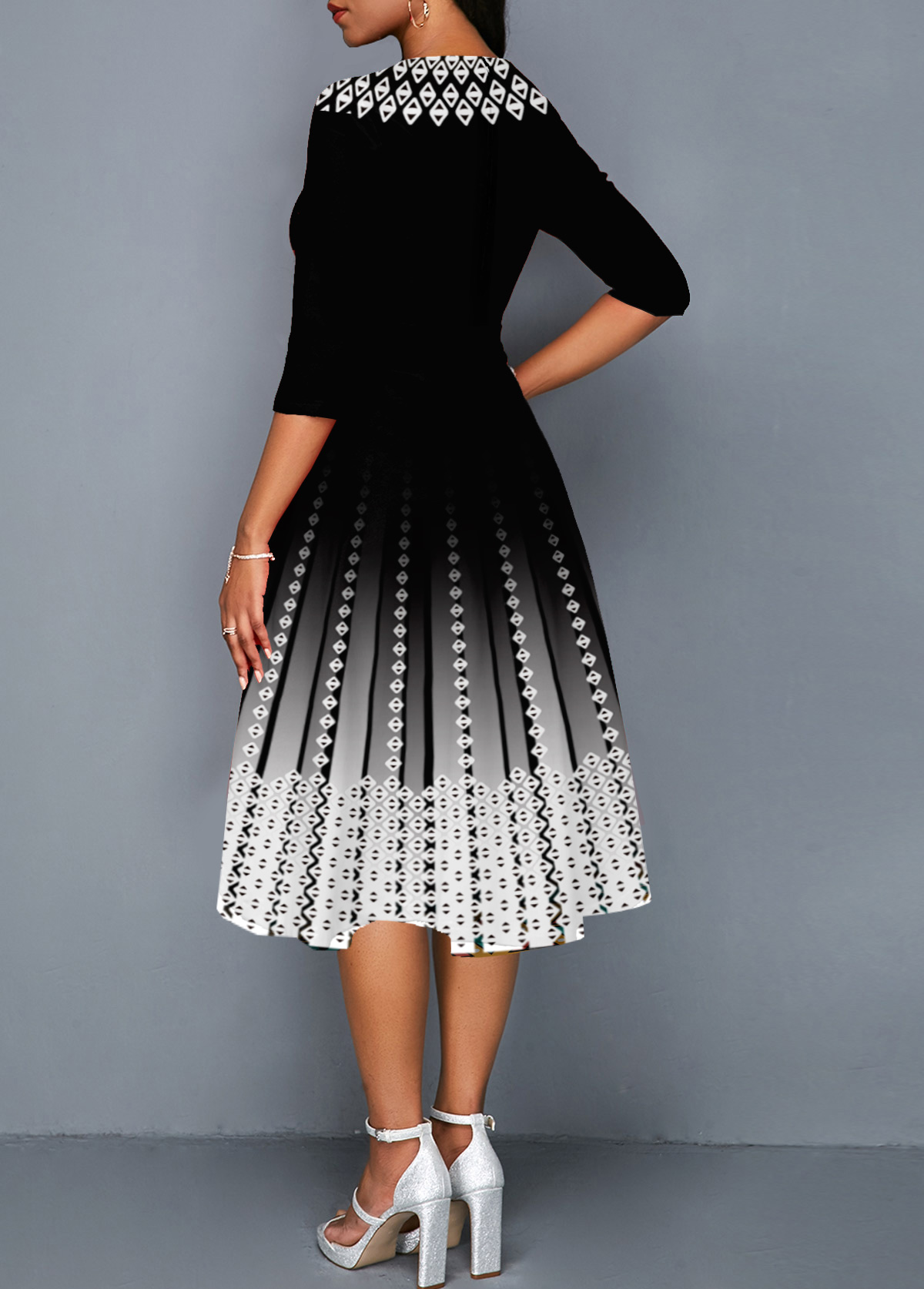 rare london lace panel midi dress Rare London Women's Polka Dot Satin Lace Trim Maxi Dress 12