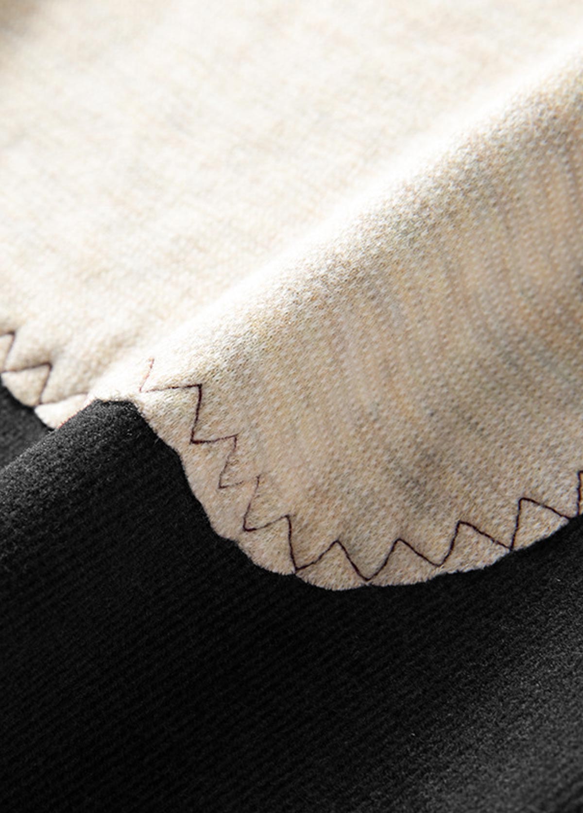 Black tops,Contrast Color tops,Patchwork Black V Neck Tank Top