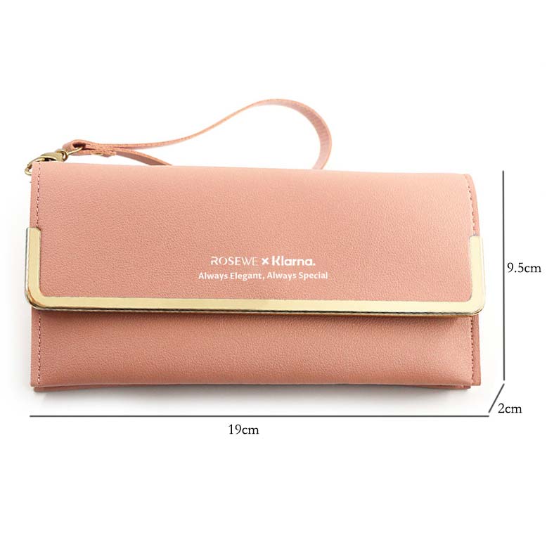 Dusty Pink accessories,Plain Color accessories,Dusty Pink Magnetic Card Bag&wallet