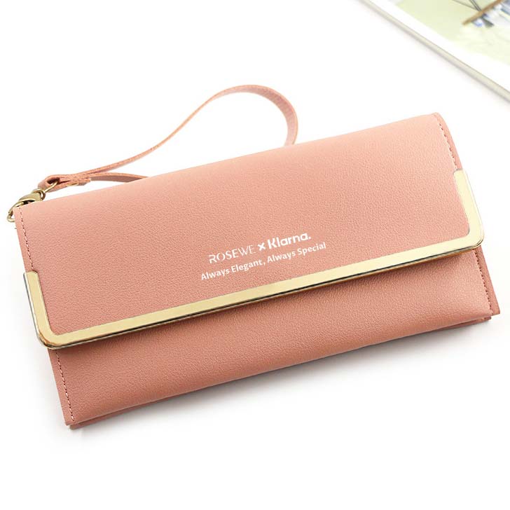 Dusty Pink accessories,Plain Color accessories,Dusty Pink Magnetic Card Bag&wallet