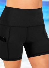 ROTITA High Waisted Pocket Detail Swim Shorts