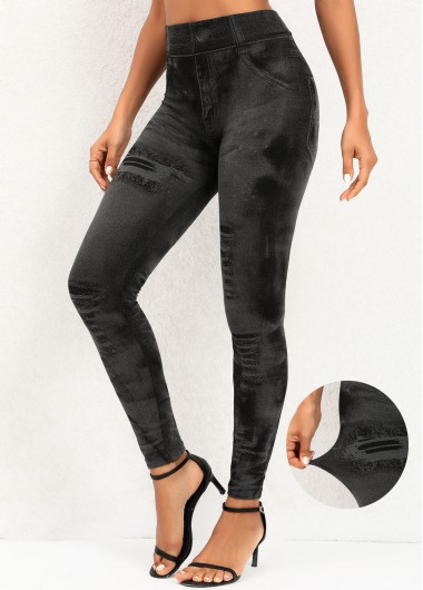 Black bottoms,Tie Dye bottoms,Tie Dye Print Black High Waisted Leggings