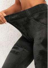 Black bottoms,Tie Dye bottoms,Tie Dye Print Black High Waisted Leggings