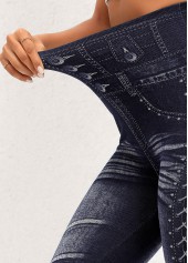 Black bottoms,Other bottoms,Black High Waisted Elastic Waist Ankle Length Leggings