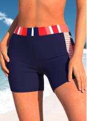 Red swimwear,Geometric swimwear,ROTITA Criss Cross Red Geometric Print Tankini Top