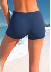 Navy swimwear,Striped swimwear,Geometric swimwear,ROTITA Navy Striped Double Straps Tankini Top