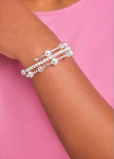 Silvery White jewelry,Silvery White Bracelets & Bangles