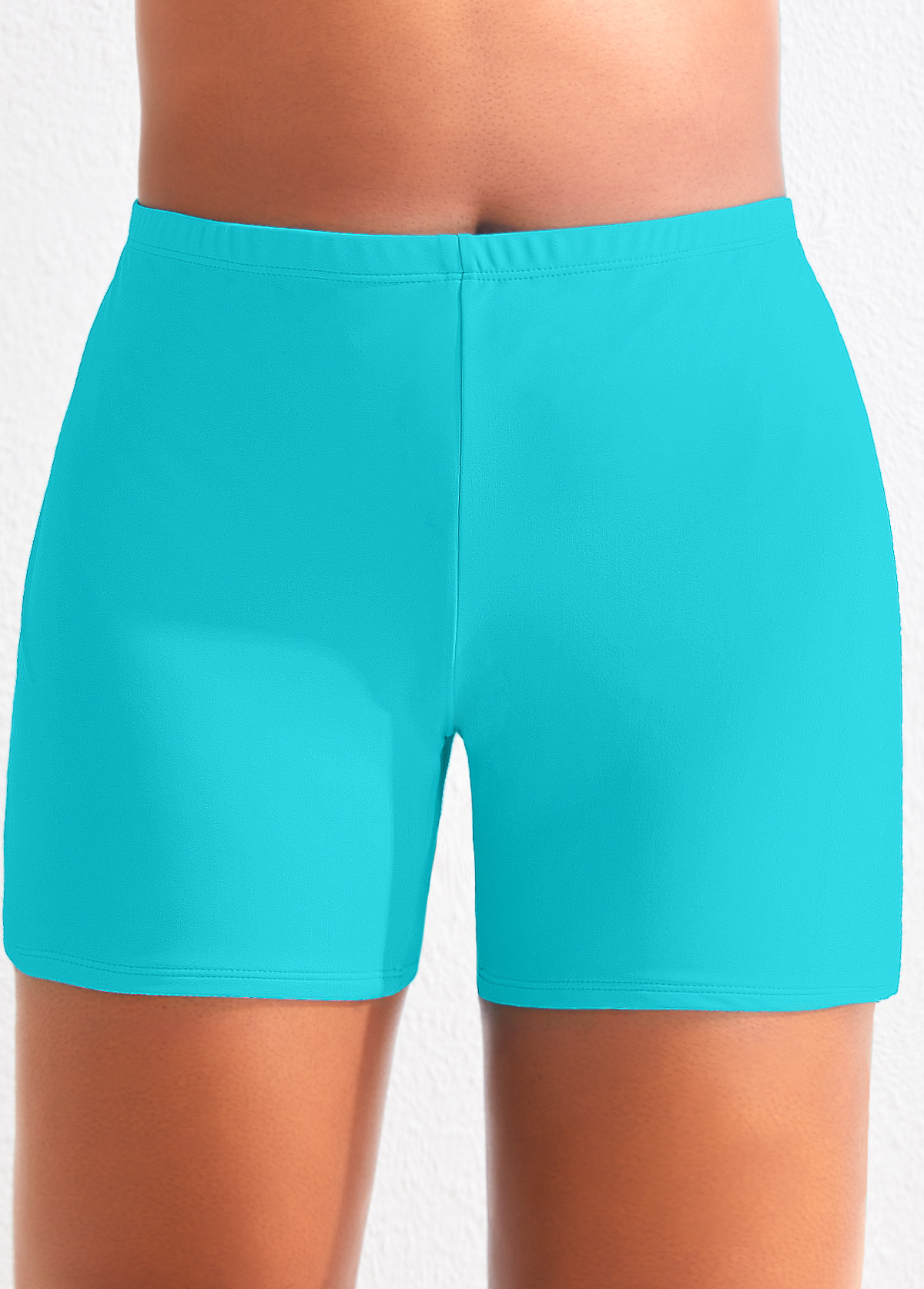 ROTITA Short de bain bleu fluo taille haute grande taille