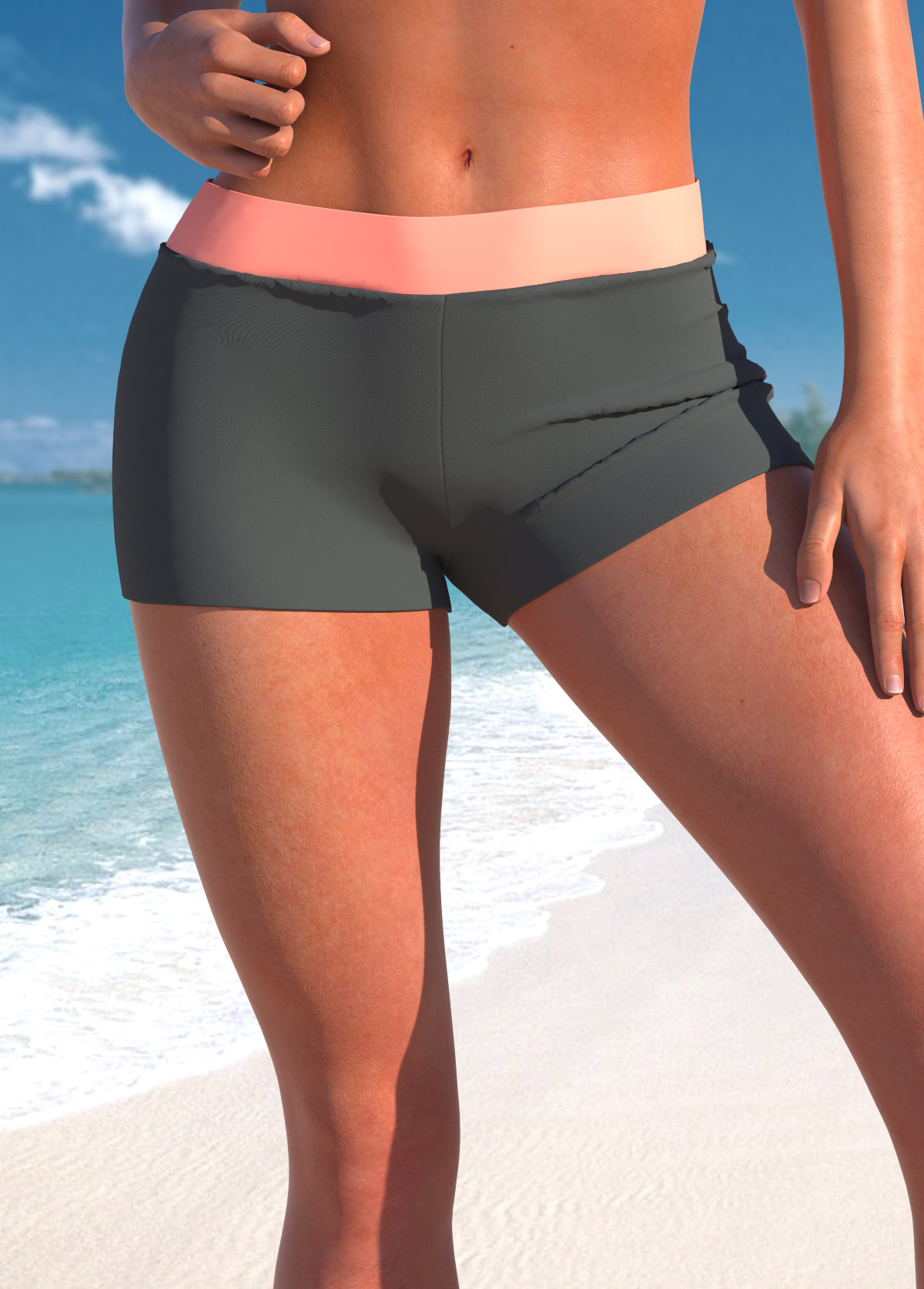 Grey swimwear,White swimwear,Striped swimwear,Geometric swimwear,ROTITA Patchwork Halter Grey Striped Tankini Top