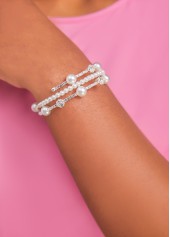 Silvery White jewelry,Silvery White Bracelets & Bangles