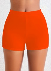 short de bain taille moyenne extensible orange rotita