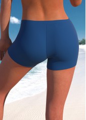 Navy swimwear,Striped swimwear,Dot swimwear,ROTITA Fake 2in1 Navy Striped Tankini Top