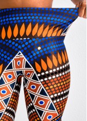 Multi Color bottoms,Tribal bottoms,Dot bottoms,Geometric bottoms,Tribal Print Multi Color High Waisted Leggings