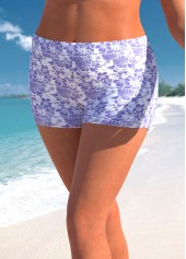 Light Purple plus size,Plain Color plus size,ROTITA Fake 2in1 Plus Size Light Purple Tankini Top