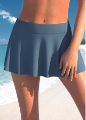 Dark Grey swimwear,White swimwear,Striped swimwear,Geometric swimwear,ROTITA Fake 2in1 Dark Grey Striped Tankini Top