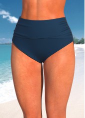 Peacock Blue swimwear,Floral swimwear,ROTITA Peacock Blue Floral Print Swimdress Top