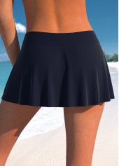 Navy swimwear,White swimwear,Striped swimwear,Dot swimwear,Geometric swimwear,ROTITA Fake 2in1 Navy Striped Tankini Top