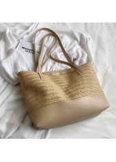 Light Camel accessories,Plain Color accessories,Light Camel Hemp Zip Shoulder Tote Bag