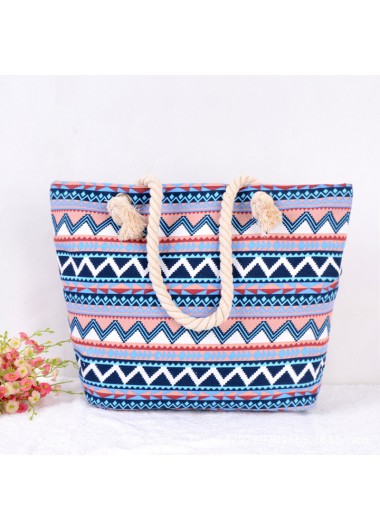 Multi Color accessories,Chevron accessories,Chevron Print Multi Color Zip Hand Bag