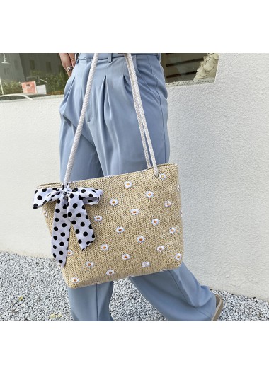 Light Camel accessories,Plants accessories,Floral accessories,Sunflower Print Light Camel Magnetic Storage Bag