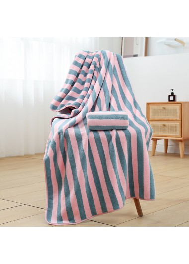 Multi Color accessories,Striped accessories,Stripe Detail Multi Color Beach Blanket