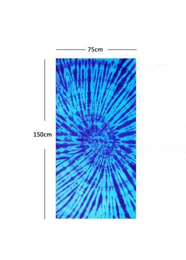 Royal Blue accessories,Tie Dye accessories,Double Sides Print Royal Blue Beach Blanket