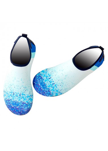 Blue accessories,White accessories,Ombre accessories,Ombre Blue Anti Slippery Water Shoes