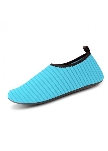 Neon Blue accessories,Striped accessories,Striped Neon Blue Anti Slippery Water Shoes