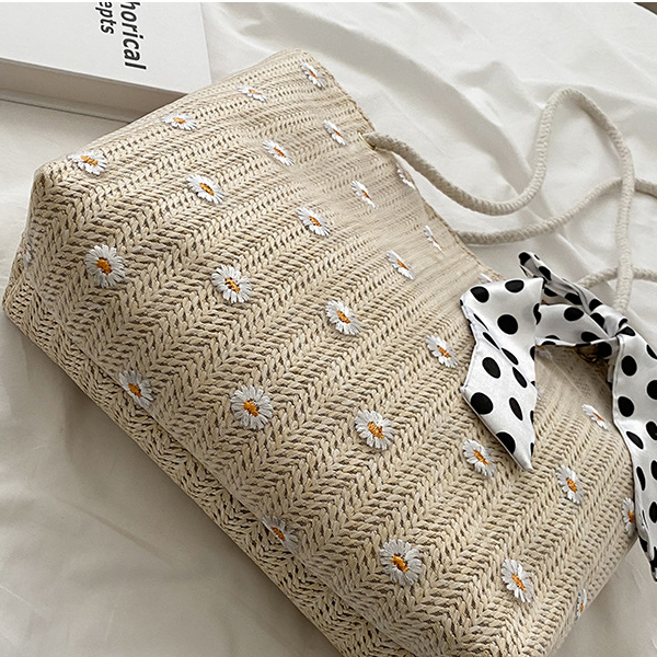 Light Camel accessories,Plants accessories,Floral accessories,Sunflower Print Light Camel Magnetic Storage Bag