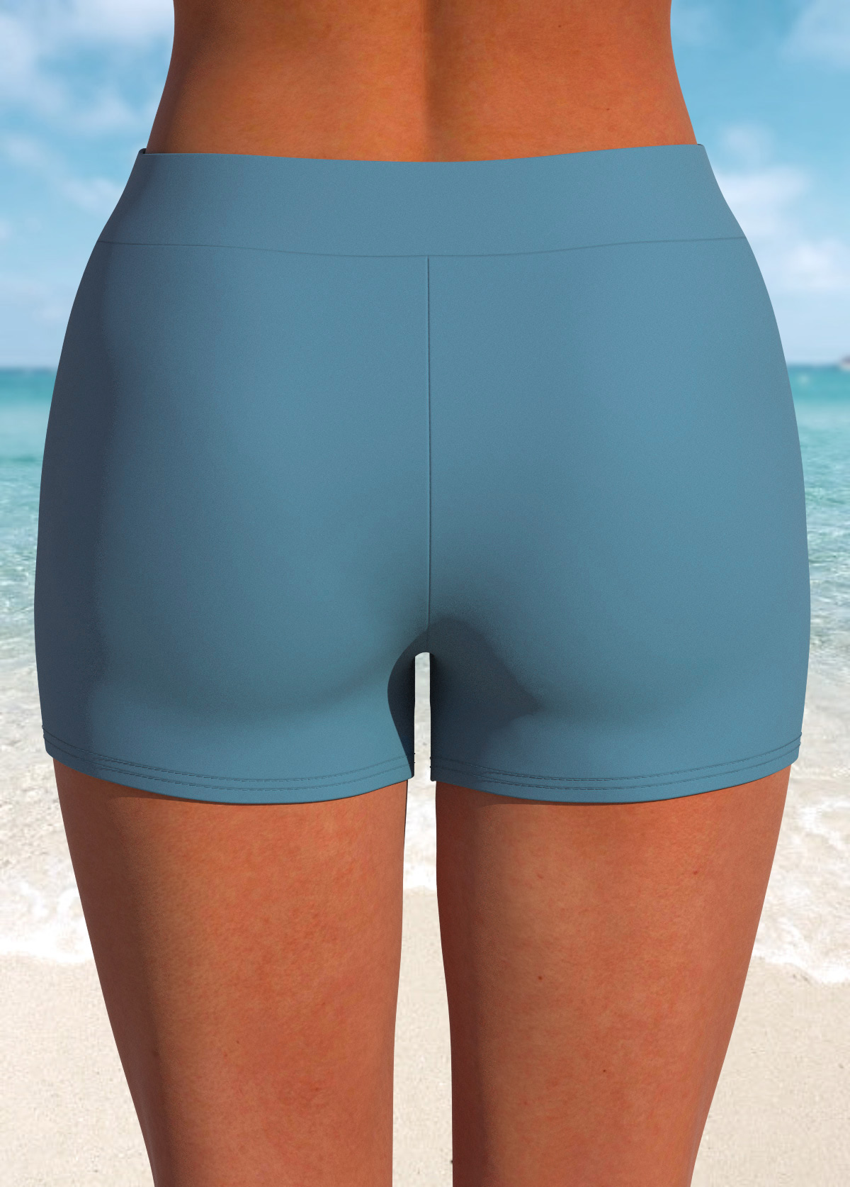 Multi Color swimwear,Geometric swimwear,ROTITA Multi Color Geometric Print Tankini Top