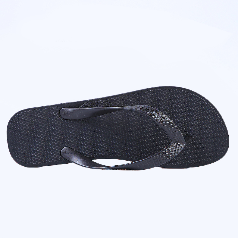 Black accessories,Plain Color accessories,Rubber Black Falt Toe Post Flip Flops