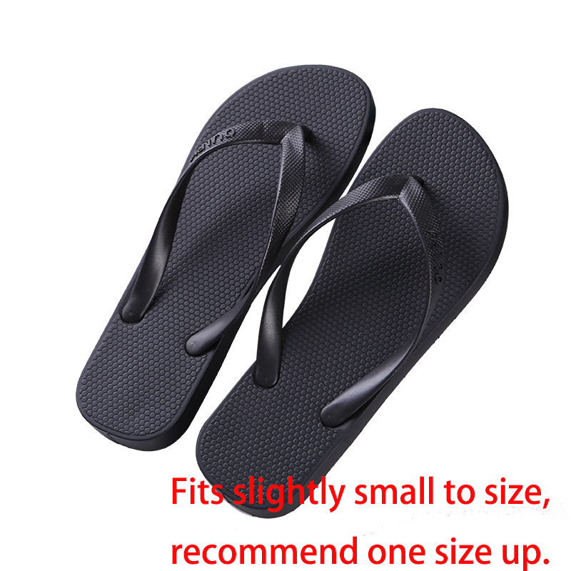 Black accessories,Plain Color accessories,Rubber Black Falt Toe Post Flip Flops